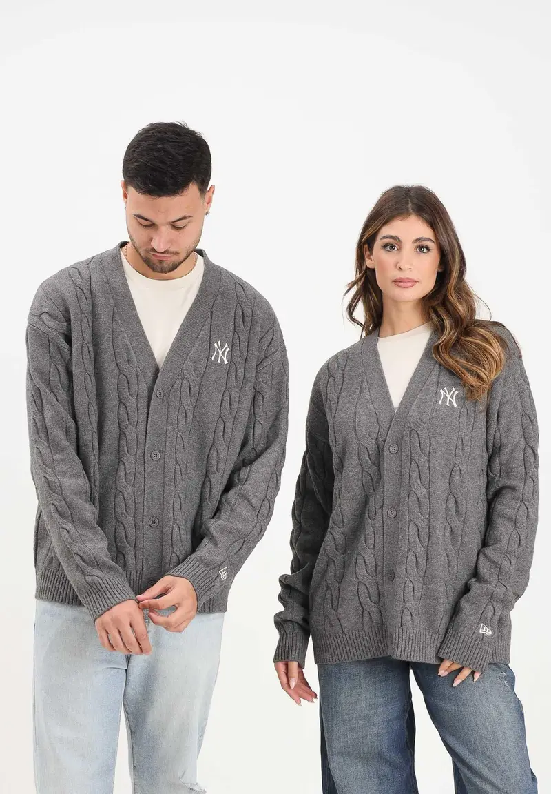 New Era Cardigan Uomo Bianco 3424066 miniatura 2