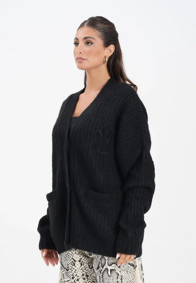 New Era Cardigan Donna Nero 2817735