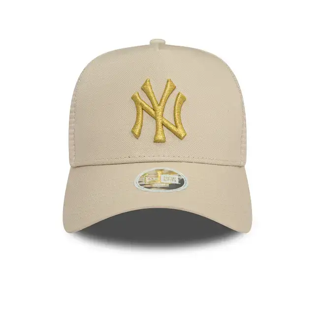 Cascopellino con visiera da donna New York Yankees New Era 9FORTY MLB Metallic