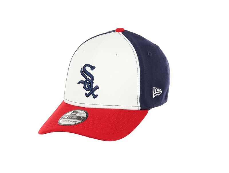 NEW ERA Cappellino Chicago White Sox MLB 39Thirty Navy Scarlet White - S-M