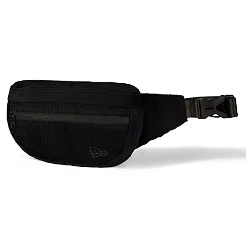 New Era Corduroy Small Waist Bag 60240090, Unisex Sachet, black, One size EU