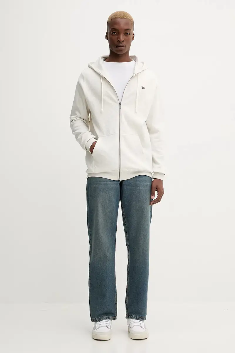 felpa colore grigio con cappuccio 60752360 miniatura 3