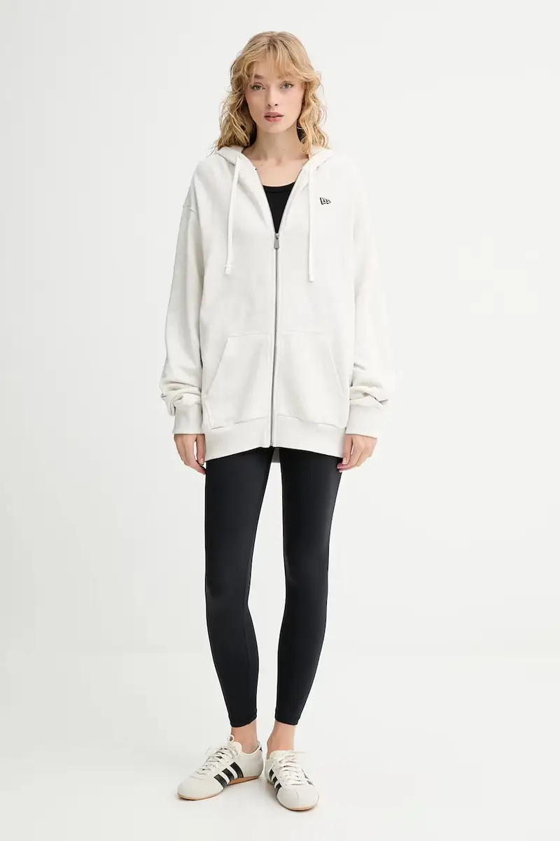 felpa colore grigio con cappuccio 60752360 miniatura 4