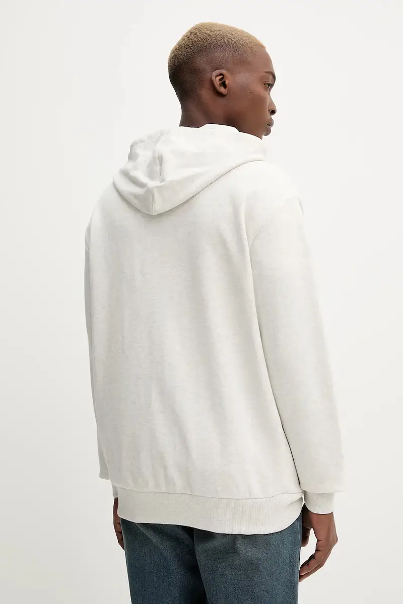 felpa colore grigio con cappuccio 60752360 miniatura 5