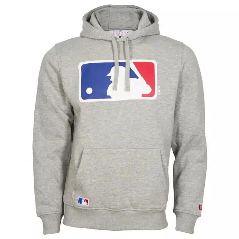 Felpa con cappuccio New Era logo MLB | New Era Grigio