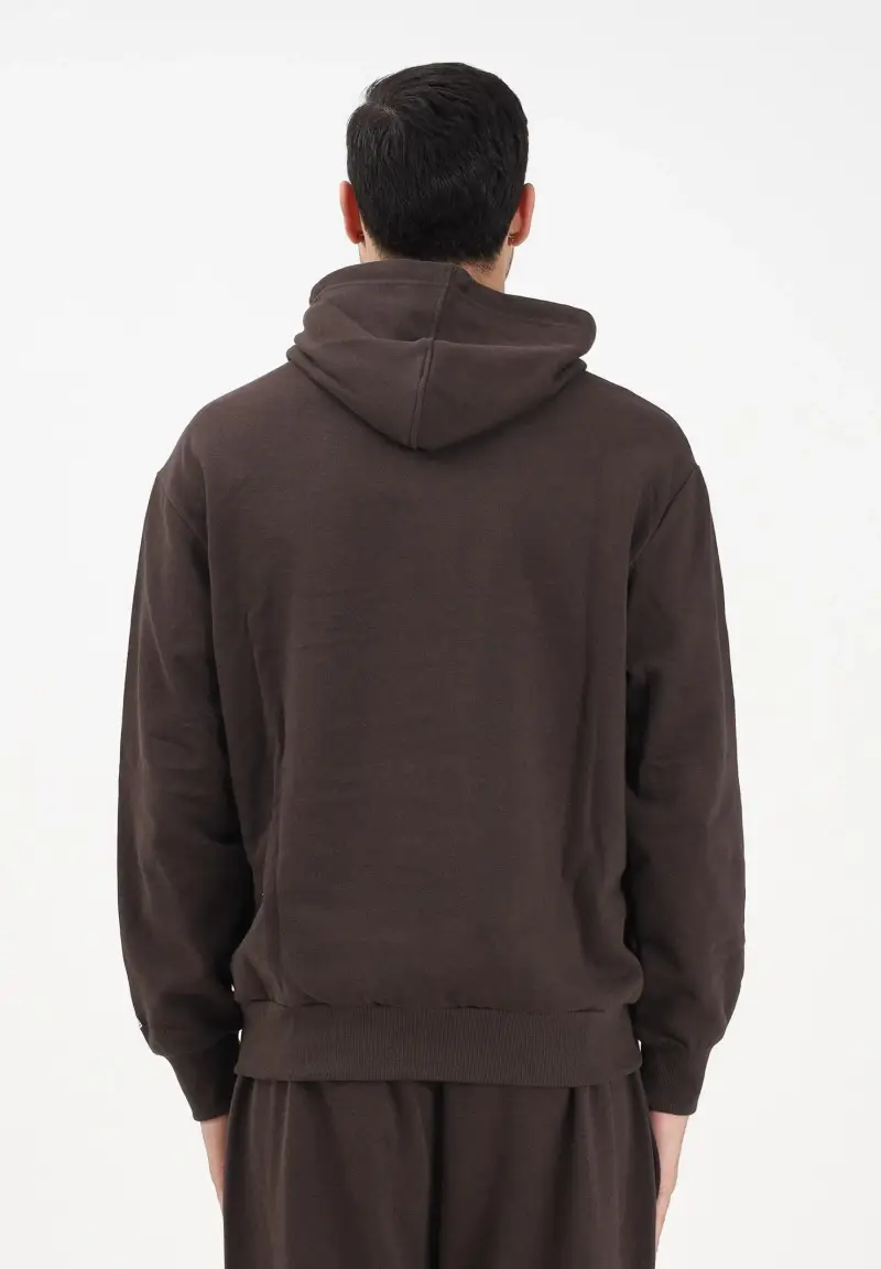 Felpa con cappuccio New York Yankees MLB League Essential marrone per uomo e donna miniatura 3