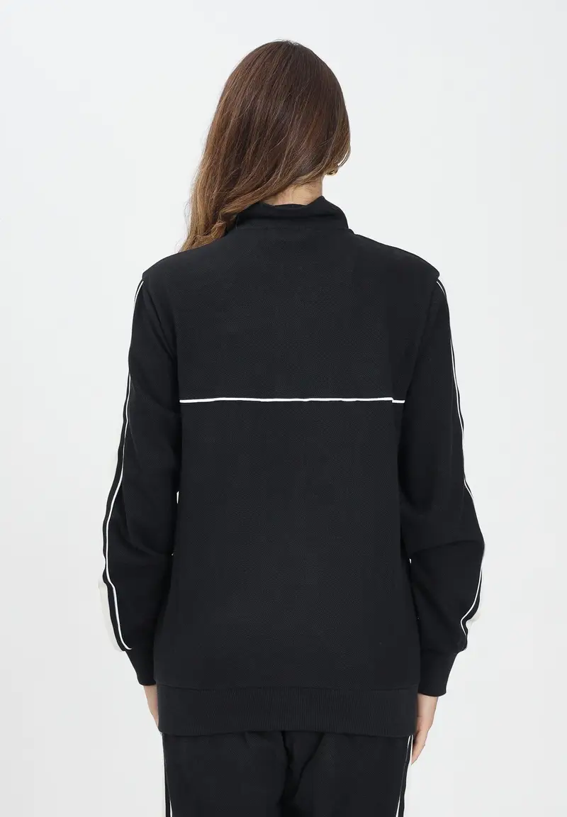 Felpa con zip Chicago Bulls NB Outline nera per uomo e donna miniatura 3