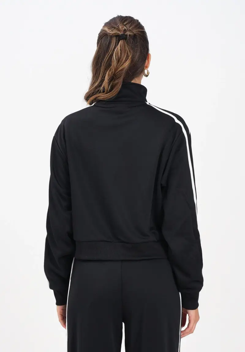 Felpa con zip New York Yankees MLB Midi Logo nera da donna miniatura 3