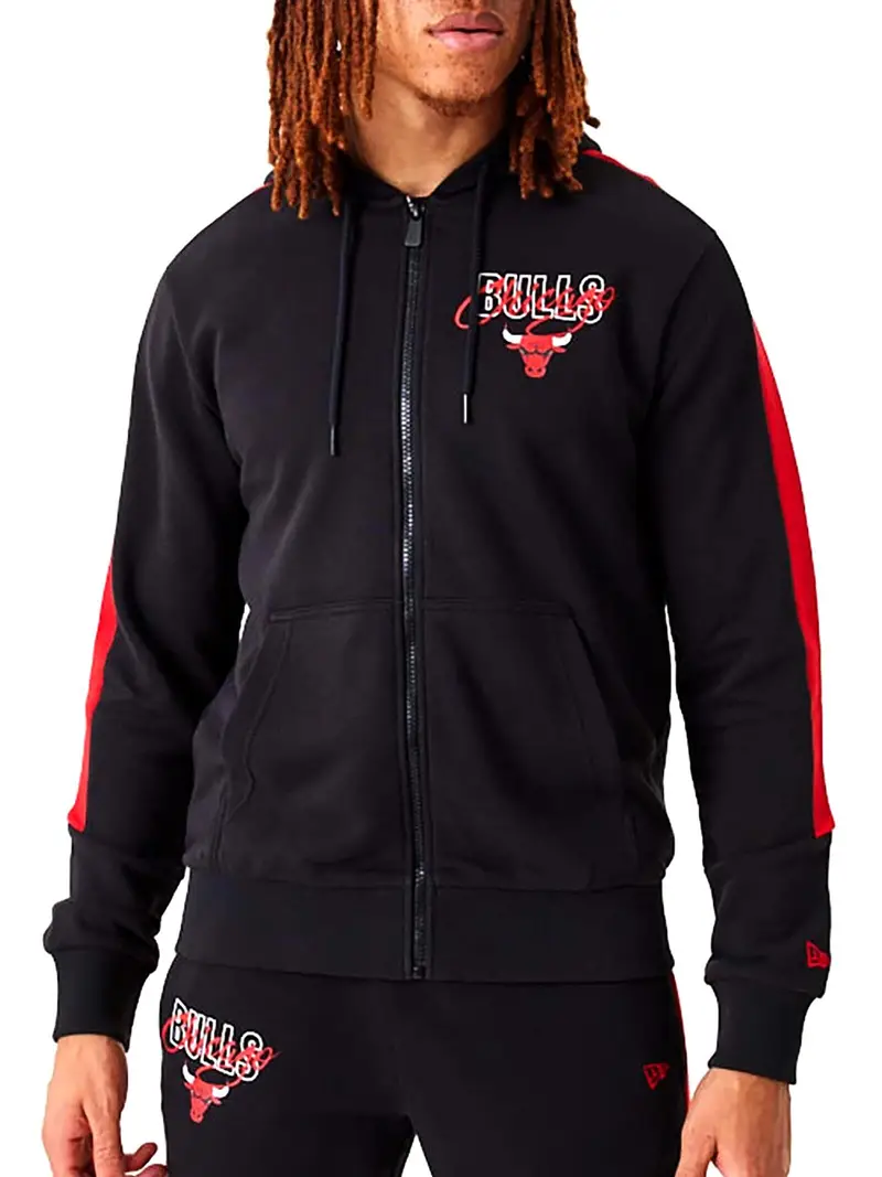 Felpa uomo new era chicago bulls - | New Era Nero