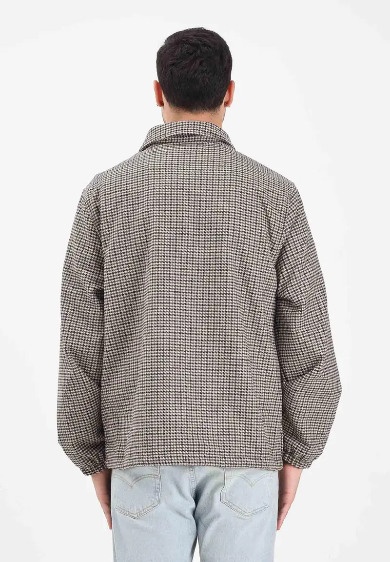 Giacca a quadri MLB dei New York Yankees nei toni del marrone per uomo e donna miniatura 3