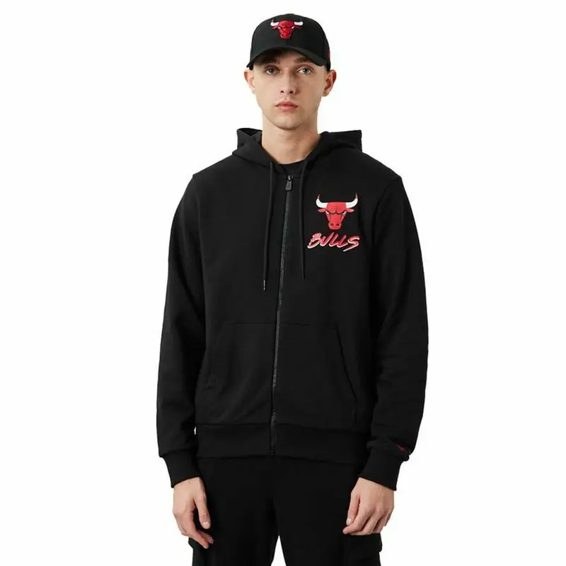 Giacca Sportiva da Uomo New Era Chicago Bulls Nero | New Era