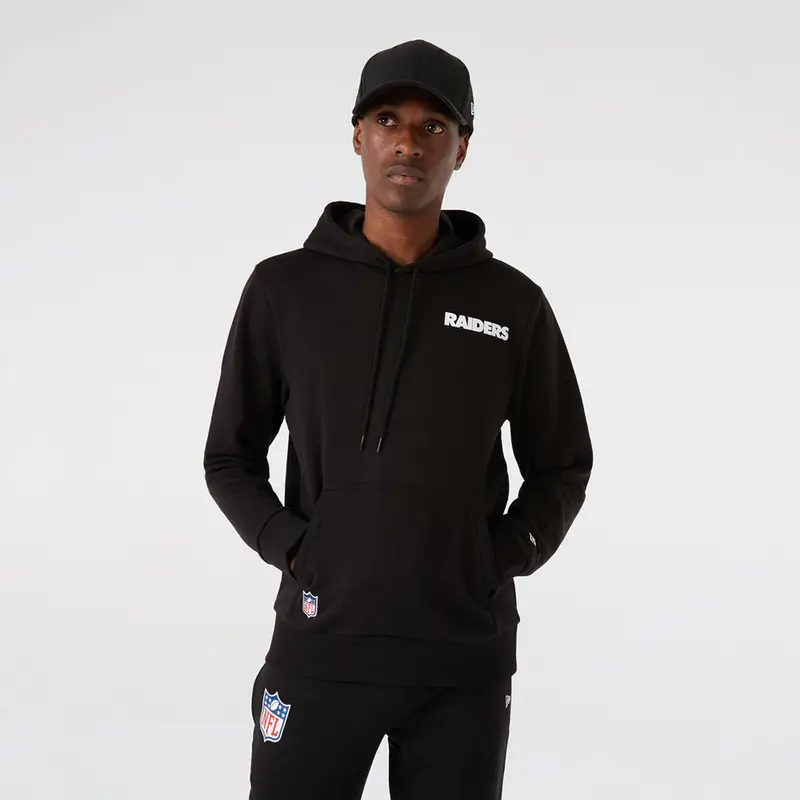 Kapuzenpullover NFL Las Vegas Raiders Logo Herren NEW ERA | New Era Nero