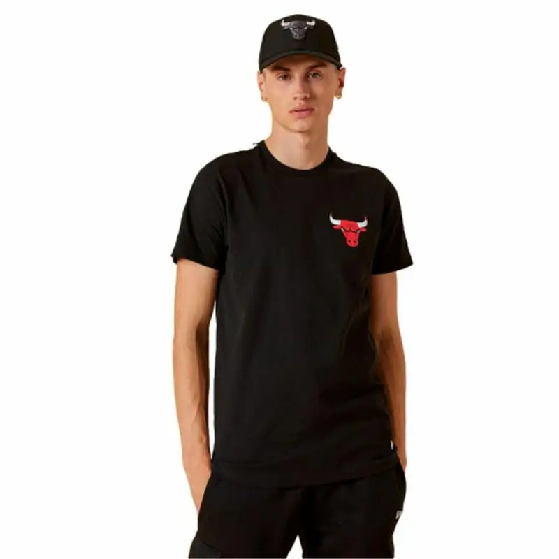 Maglia a Maniche Corte Uomo New Era Chicago Bulls NBA Nero | New Era