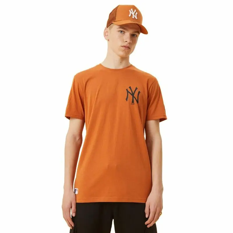 Maglia a Maniche Corte Uomo New Era New York Yankees Marrone | New Era