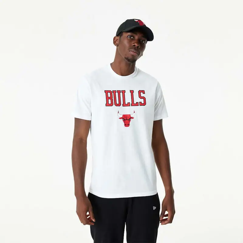 Maglia da basket New Era NBA Chicago Bulls Bianco | New Era