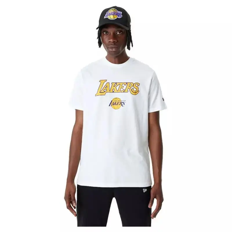 Maglia da basket New Era NBA LA Lakers Bianco | New Era