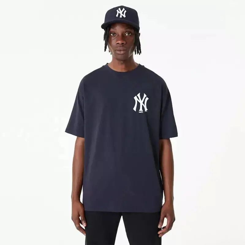 Maglia New Era MLB Graphic New York Yankees Blu Marino | New Era Blu scuro