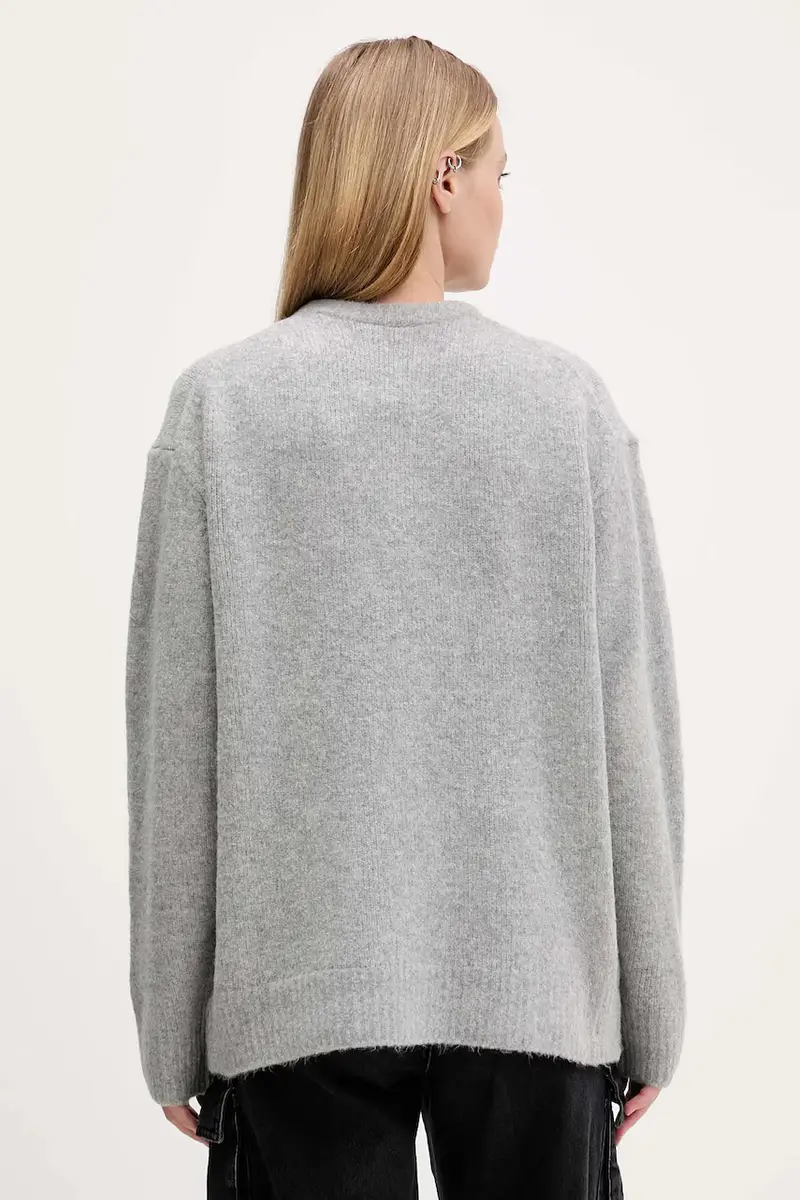 maglione in misto lana colore grigio 60684380 miniatura 3