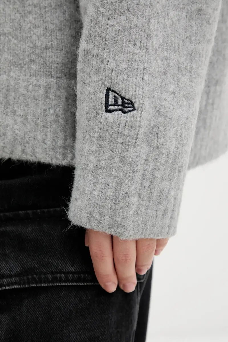 maglione in misto lana colore grigio 60684380 miniatura 5