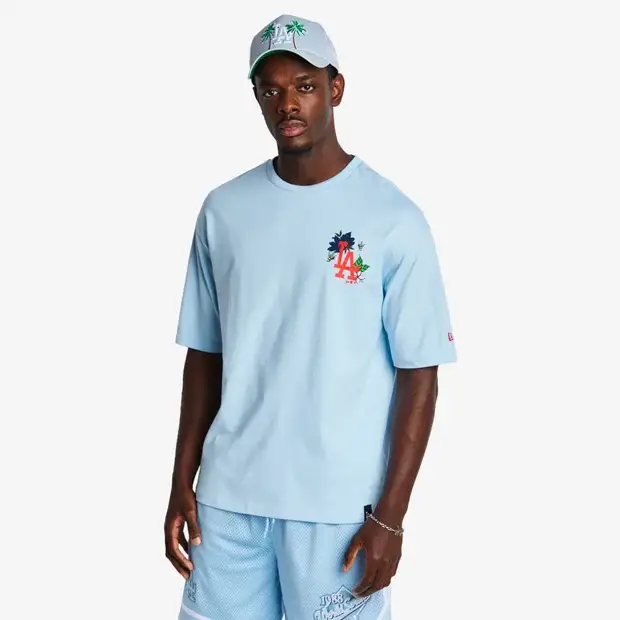 Mlb Los Angeles Dodgers Uomo - Magliette Blu - di cotone Blue