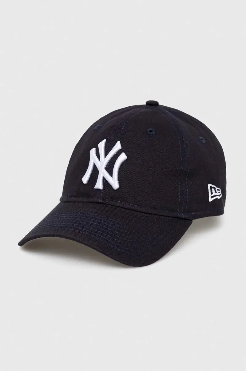 New York Yankees 9TWENTY MLB League Essential Adjustable Cap. Navy 60348850.NVYWHI Blu navy