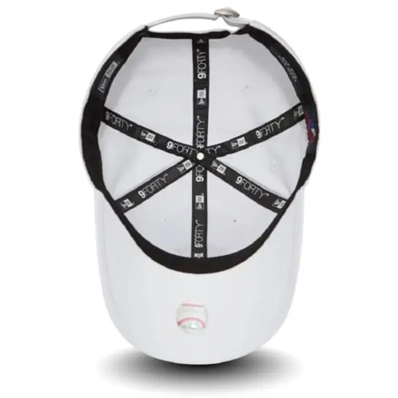 New Era New York Yankees MLB League Essential Bianco 9Forty Berretto Regolabile per Bambini miniatura 3