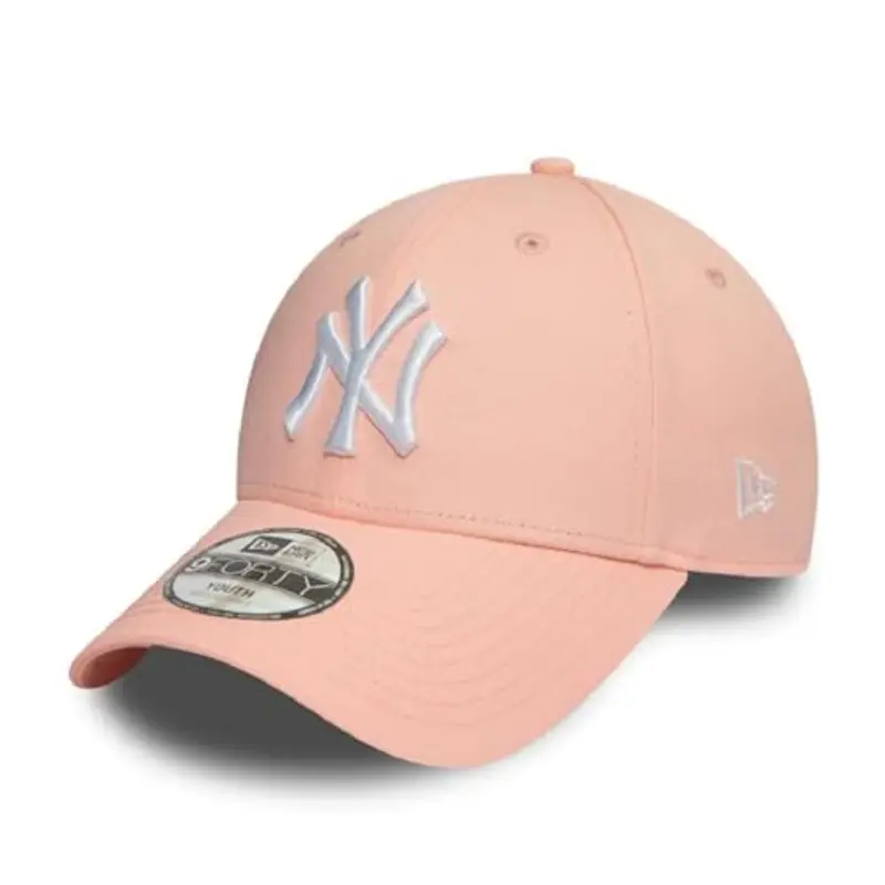 New Era New York Yankees MLB League Essential Rosa 9Forty Berretto Regolabile per Bambini