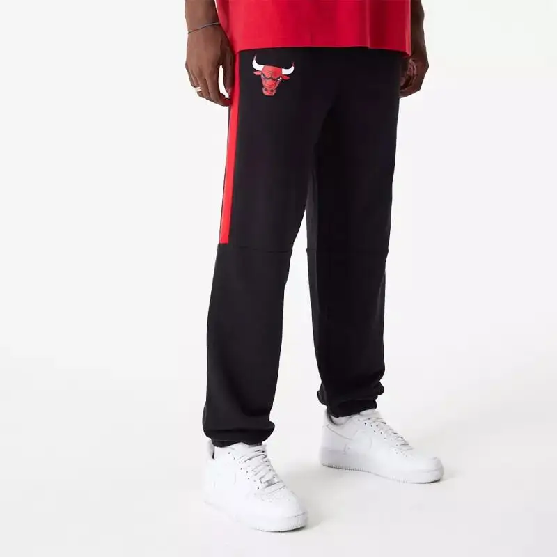 Pantalone per Adulti New Era NBA Colour Block Chicago Bulls Uomo | New Era Nero