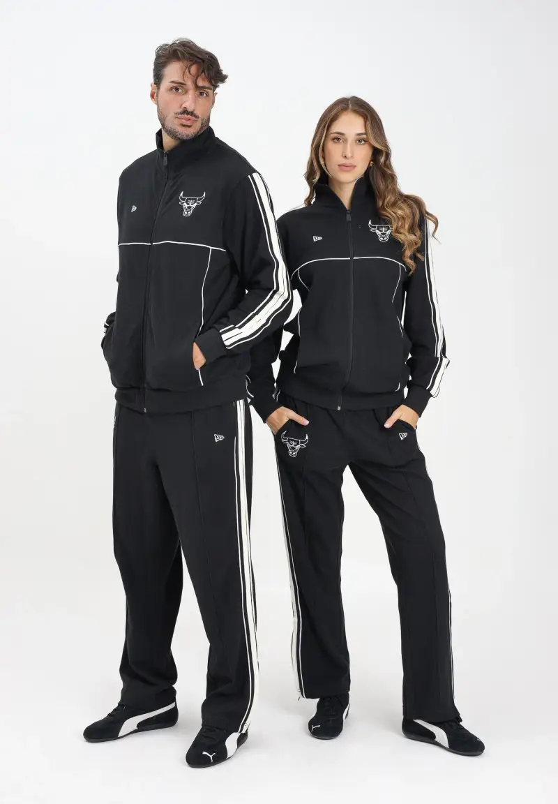 Pantalone sportivo Chicago Bulls NBA Outline nero per uomo e donna miniatura 2