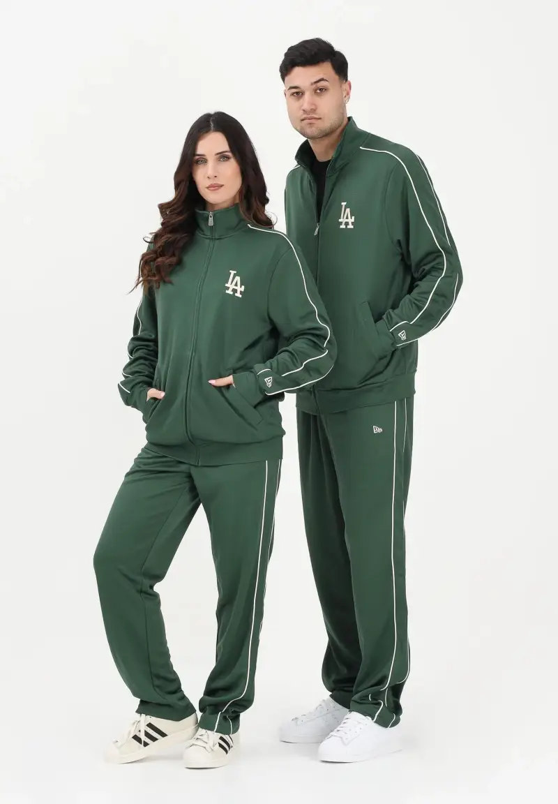 Pantalone sportivo LA Dodgers MLB Piping verde per uomo e donna miniatura 2