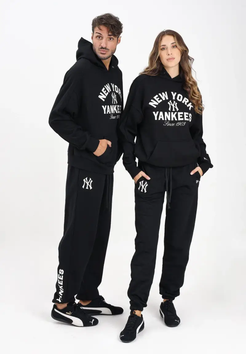 Pantalone sportivo New York Yankees MLB Heritage nero per uomo e donna miniatura 2