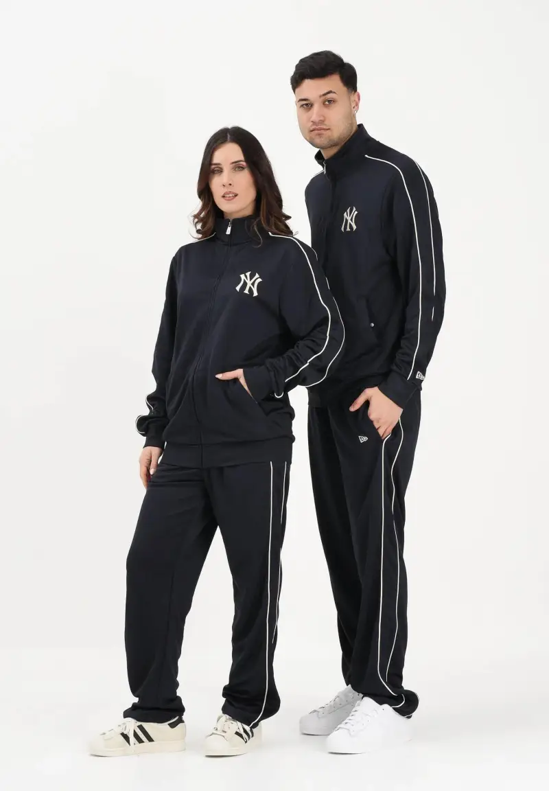 Pantalone sportivo New York Yankees MLB Piping blu per uomo e donna miniatura 2