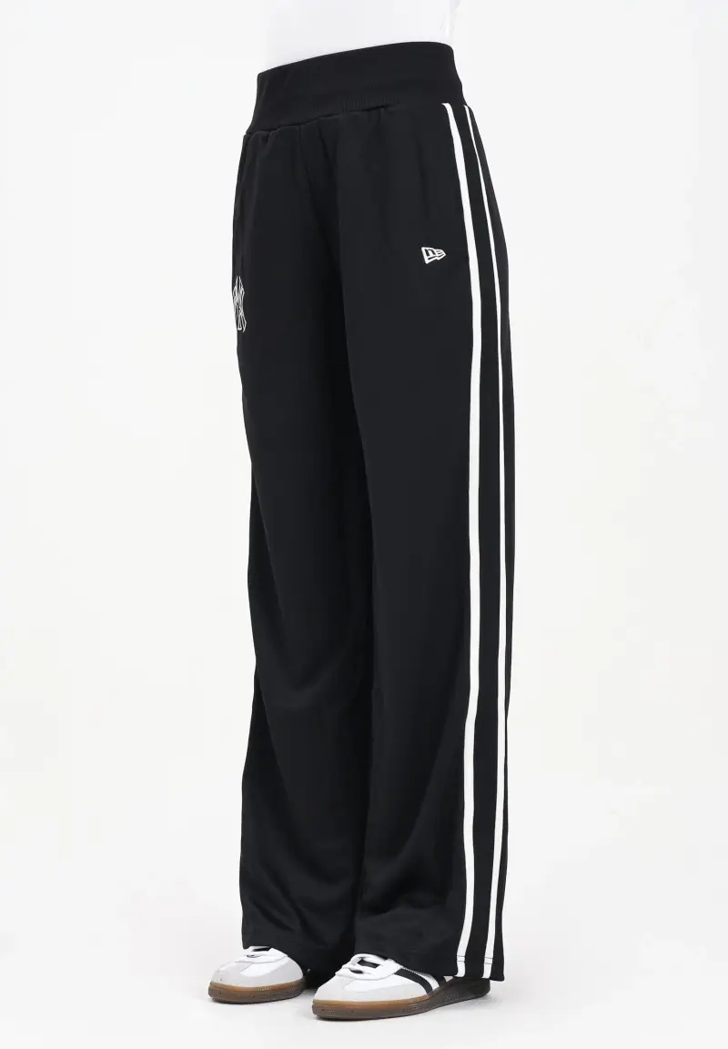 Pantalone sportivo Track New York Yankees MLB Midi Logo nero da donna