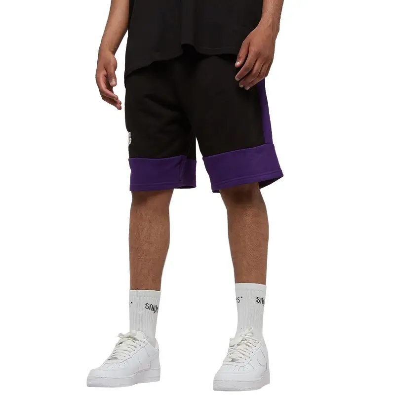 Pantaloni universali uomo New Era Nba Colour Block Short Lakers | New Era Nero