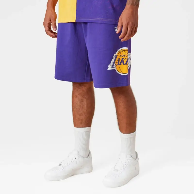 Shorts Los Angeles Lakers Washed Team Logo Herren NEW ERA | New Era Viola