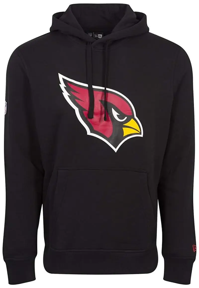 Sweat capuche New Era avec logo de l'équipe Arizona Cardinals | New Era Nero