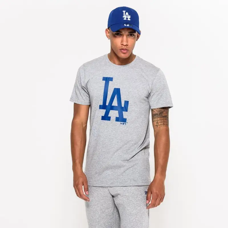 T - h i r t Los Angeles Dodgers | New Era Grigio