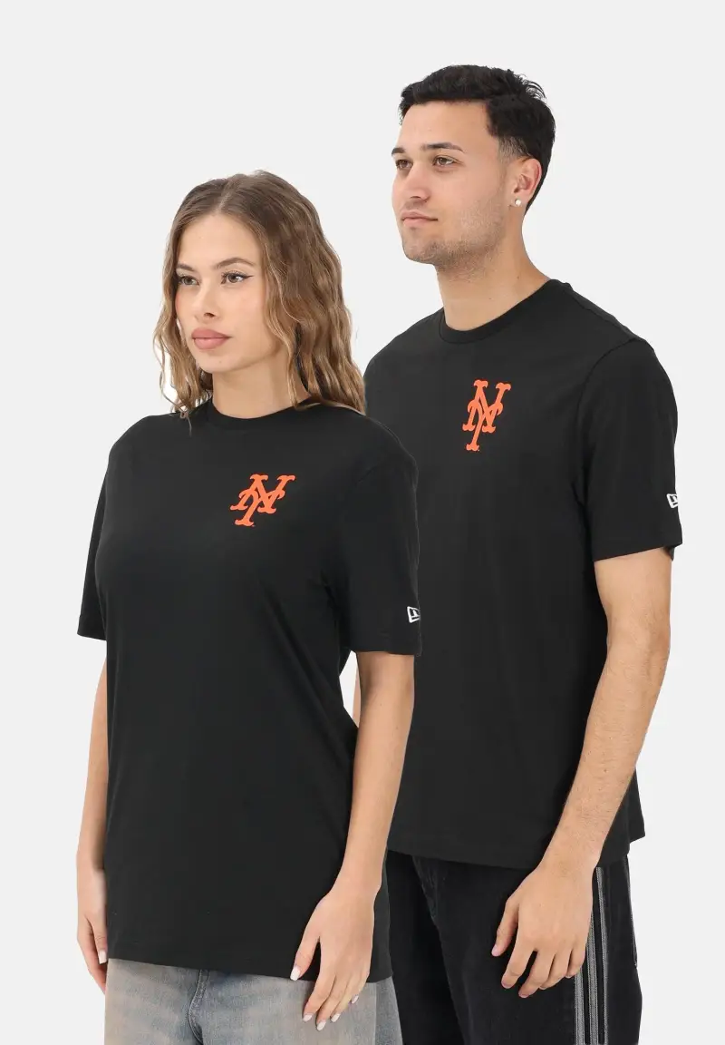 T-shirt a manica corta New York Mets MLB Food Graphic nera per uomo e donna