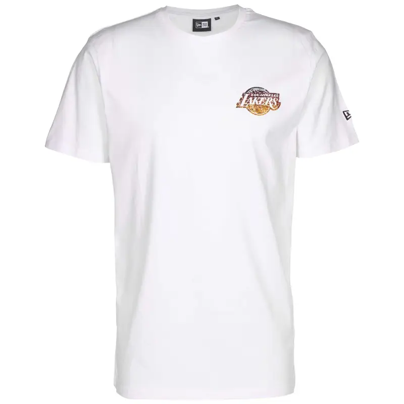 T-Shirt NBA Los Angeles Lakers Body Water Print Herren NEW ERA | New Era Bianco