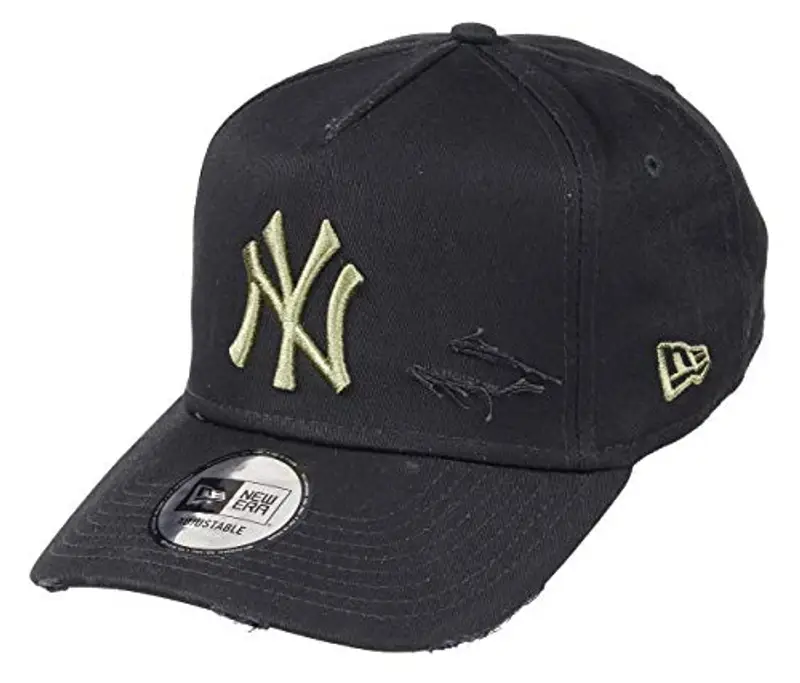 New Era York Yankees 9forty A Frame Adjustable cap Distressed Black/Olive - One
