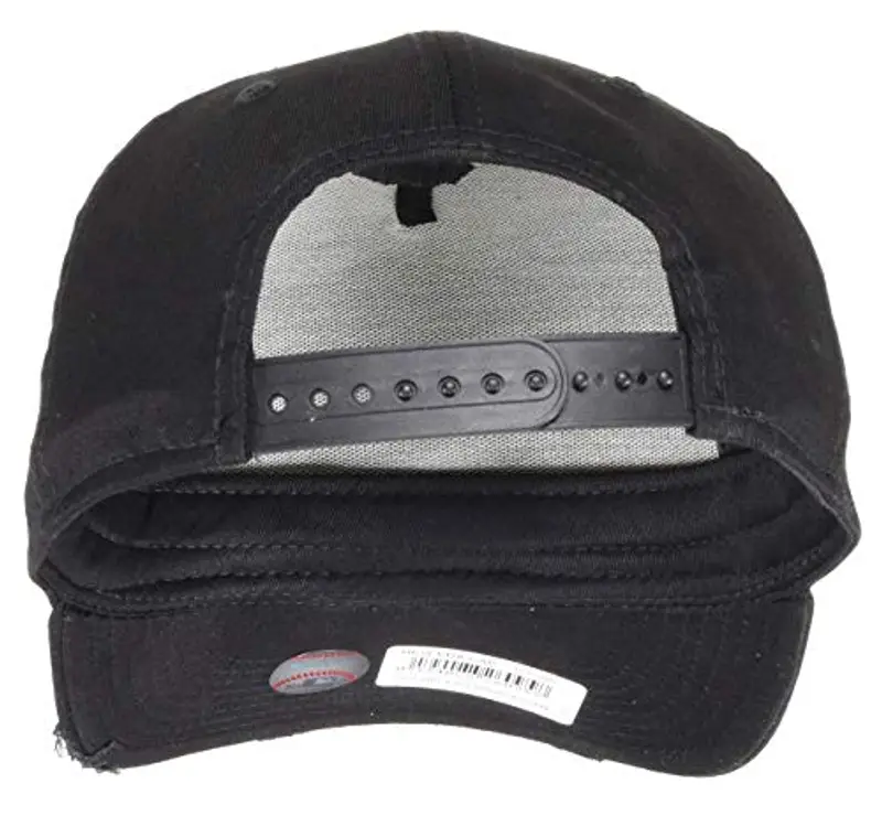 New Era York Yankees 9forty A Frame Adjustable cap Distressed Black/Olive - One miniatura 2