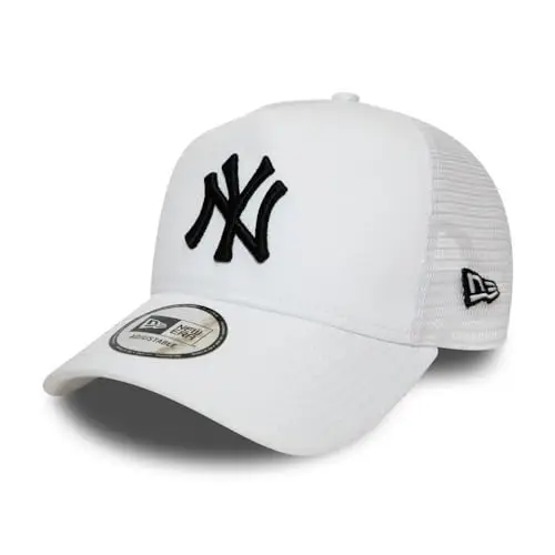 New Era York Yankees Frame Adjustable Trucker cap League Essential White/Black - One