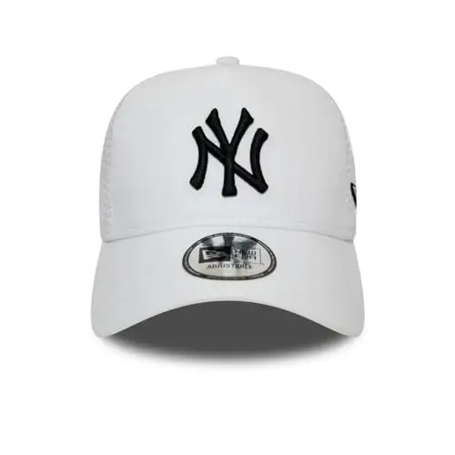 New Era York Yankees Frame Adjustable Trucker cap League Essential White/Black - One miniatura 2