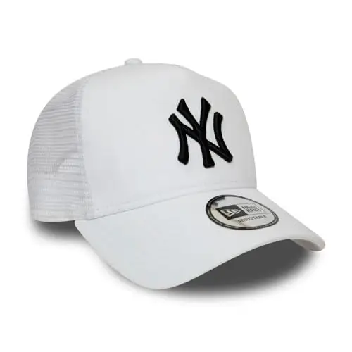 New Era York Yankees Frame Adjustable Trucker cap League Essential White/Black - One miniatura 3