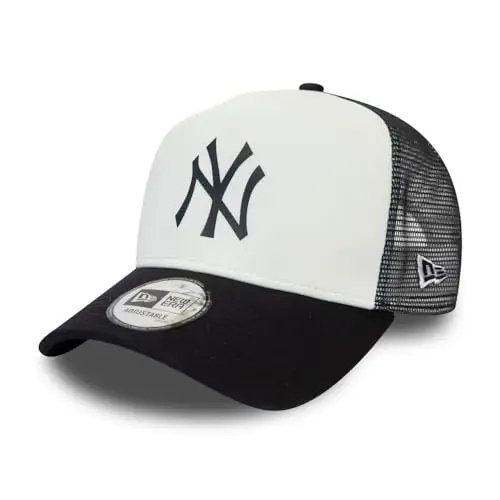 New Era York Yankees Frame Adjustable Trucker cap Team Colour Block White/Blue - One
