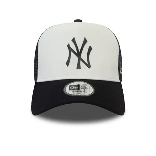 New Era York Yankees Frame Adjustable Trucker cap Team Colour Block White/Blue - One miniatura 2