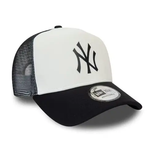 New Era York Yankees Frame Adjustable Trucker cap Team Colour Block White/Blue - One miniatura 3
