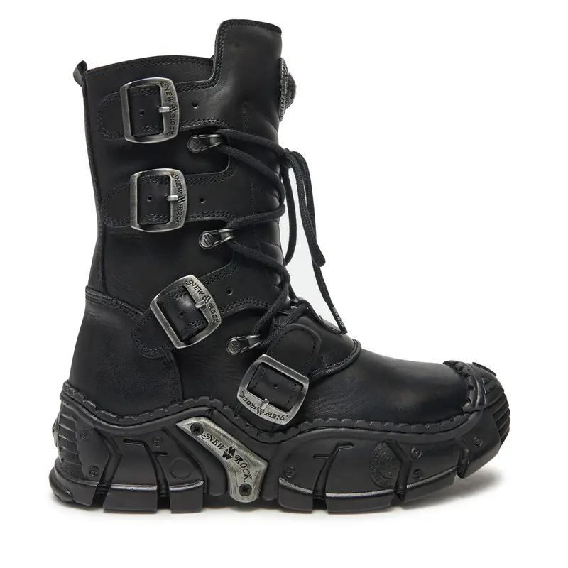 Anfibi NEW ROCK M-IMPACT013-S1 Nero