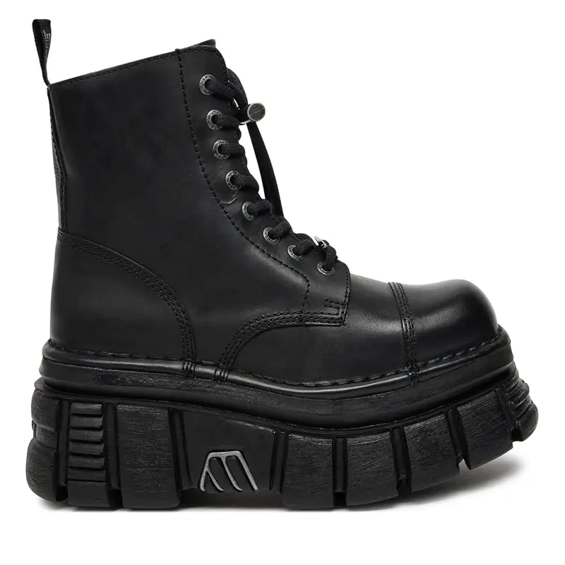 Anfibi NEW ROCK M-NEWMILI083-S21 Nero