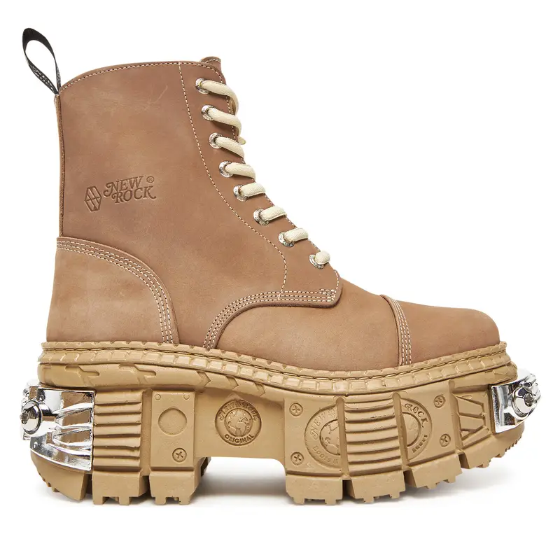 Polacchine NEW ROCK M-WALL083C-C18 Marrone